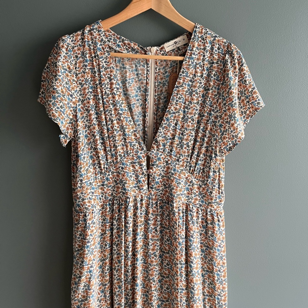 Natural Life Button Down Maxi Dress
